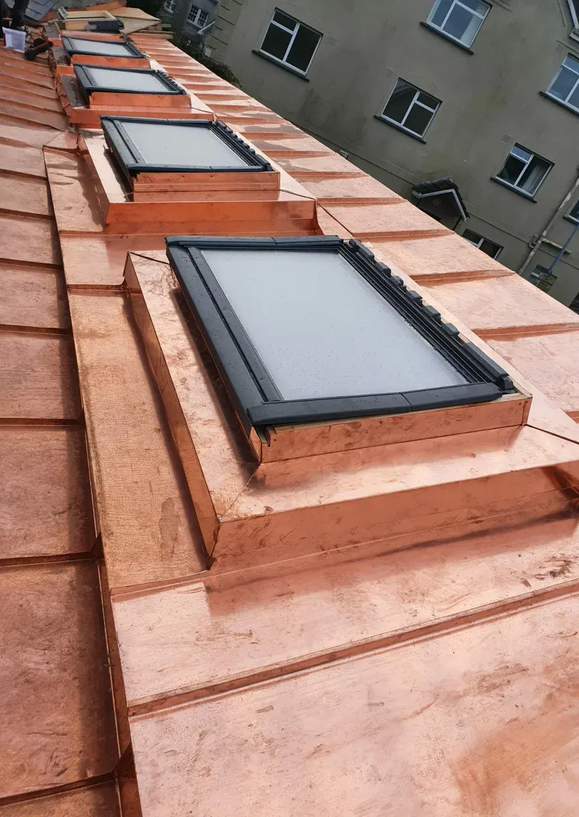 customazible copper roof
